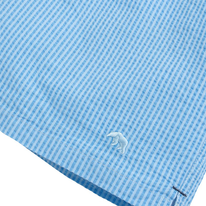 Onward Reserve Coastal Seersucker Swim Trunk - Breeze