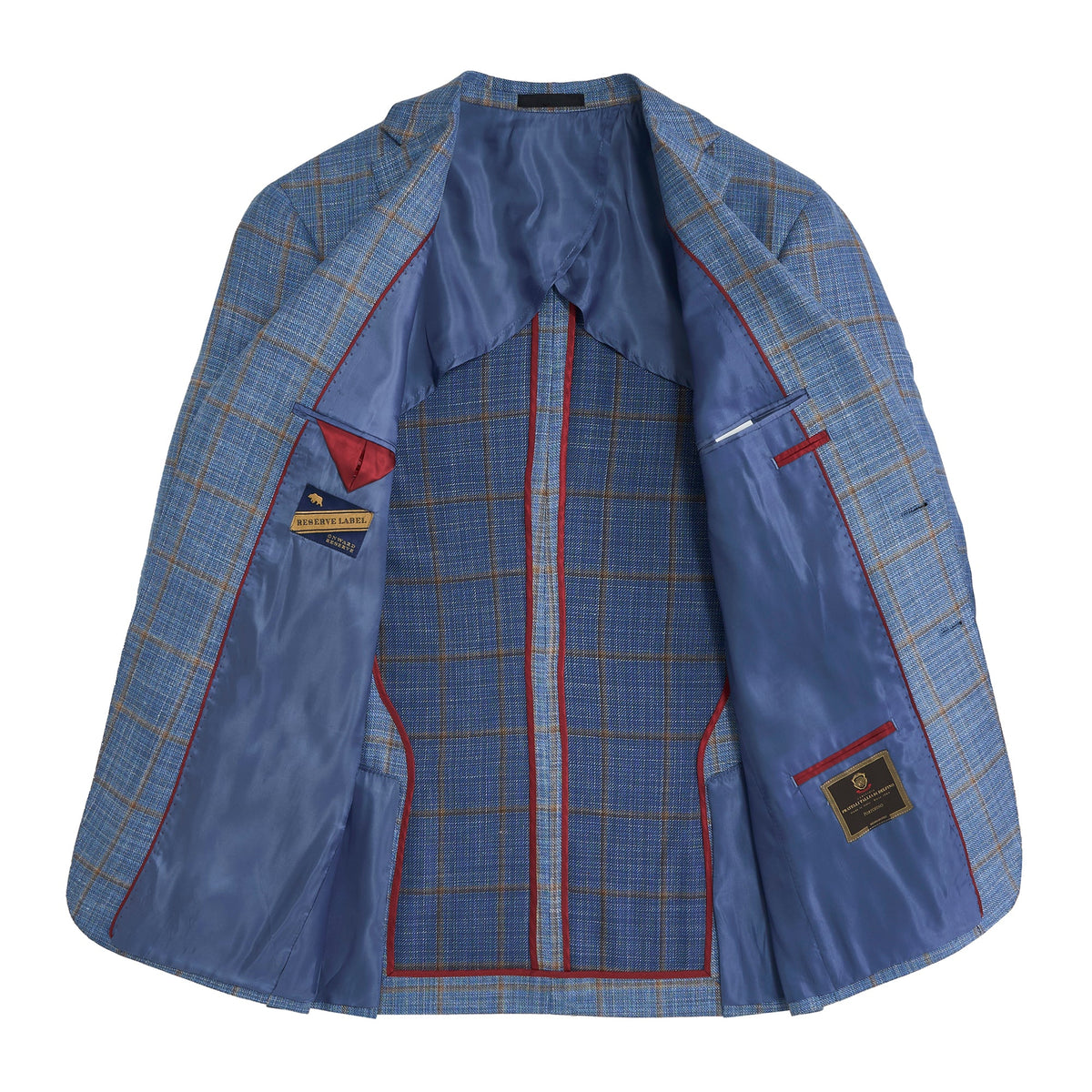 Onward Reserve Fratelli Azurine Windowpane Sport Coat