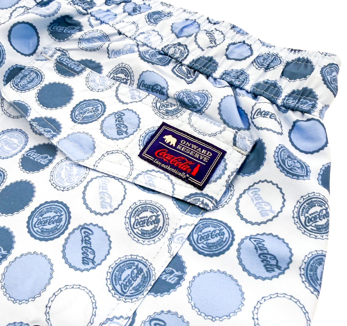 Onward Reserve Coca-Cola Bottle Cap Swim Trunk - Sky