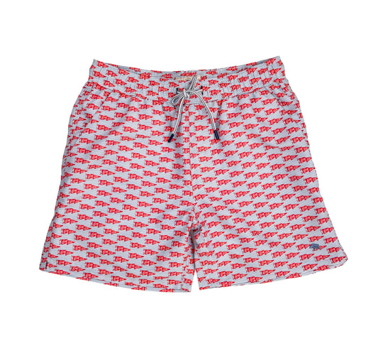 Onward Reserve Coca-Cola Pennant Swim Trunk - White