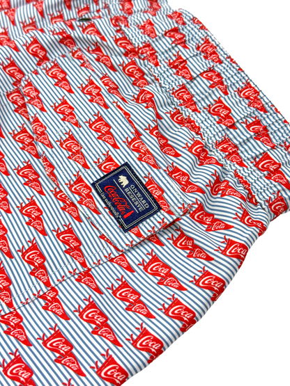 Onward Reserve Coca-Cola Pennant Swim Trunk - White