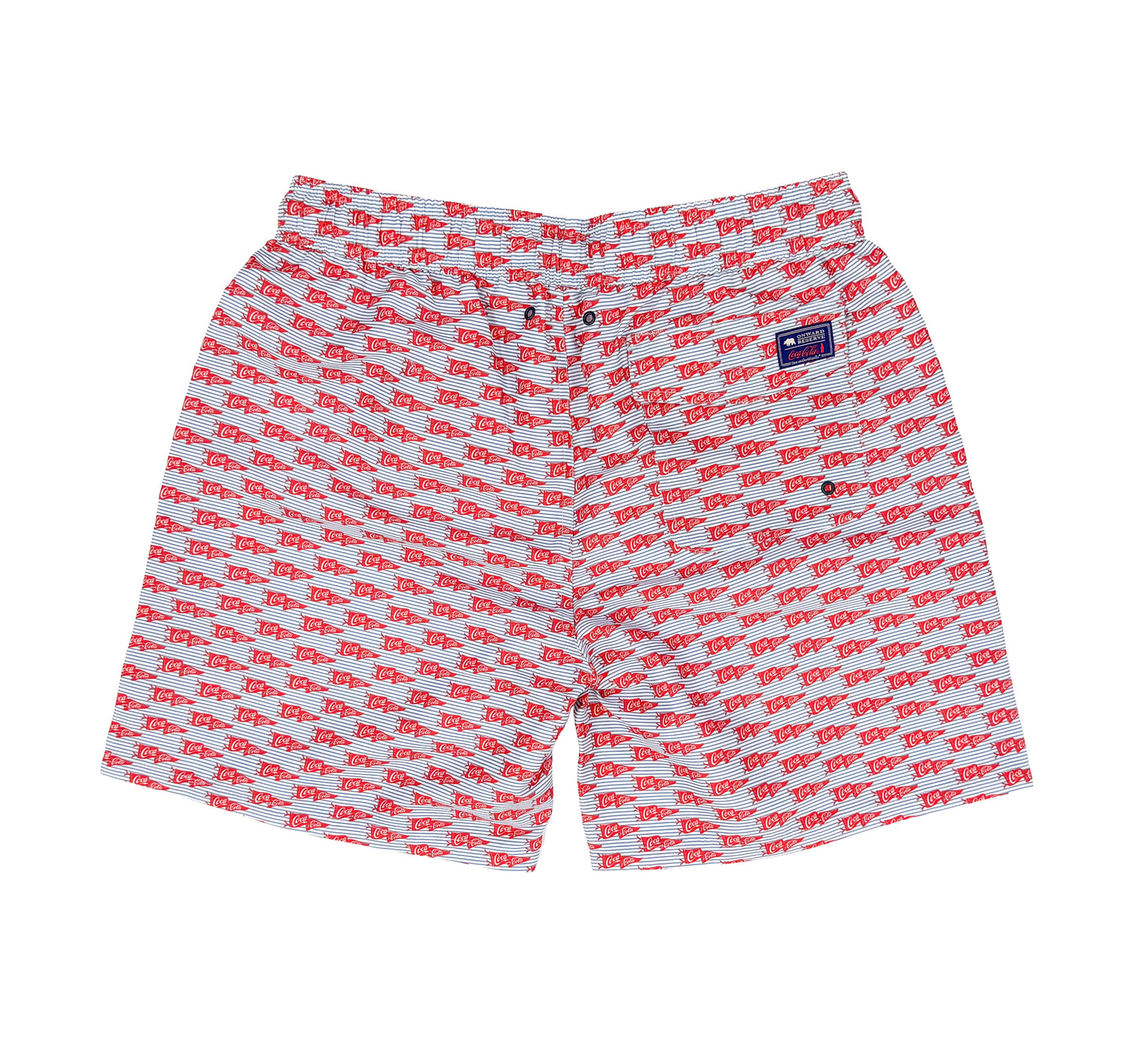 Onward Reserve Coca-Cola Pennant Swim Trunk - White