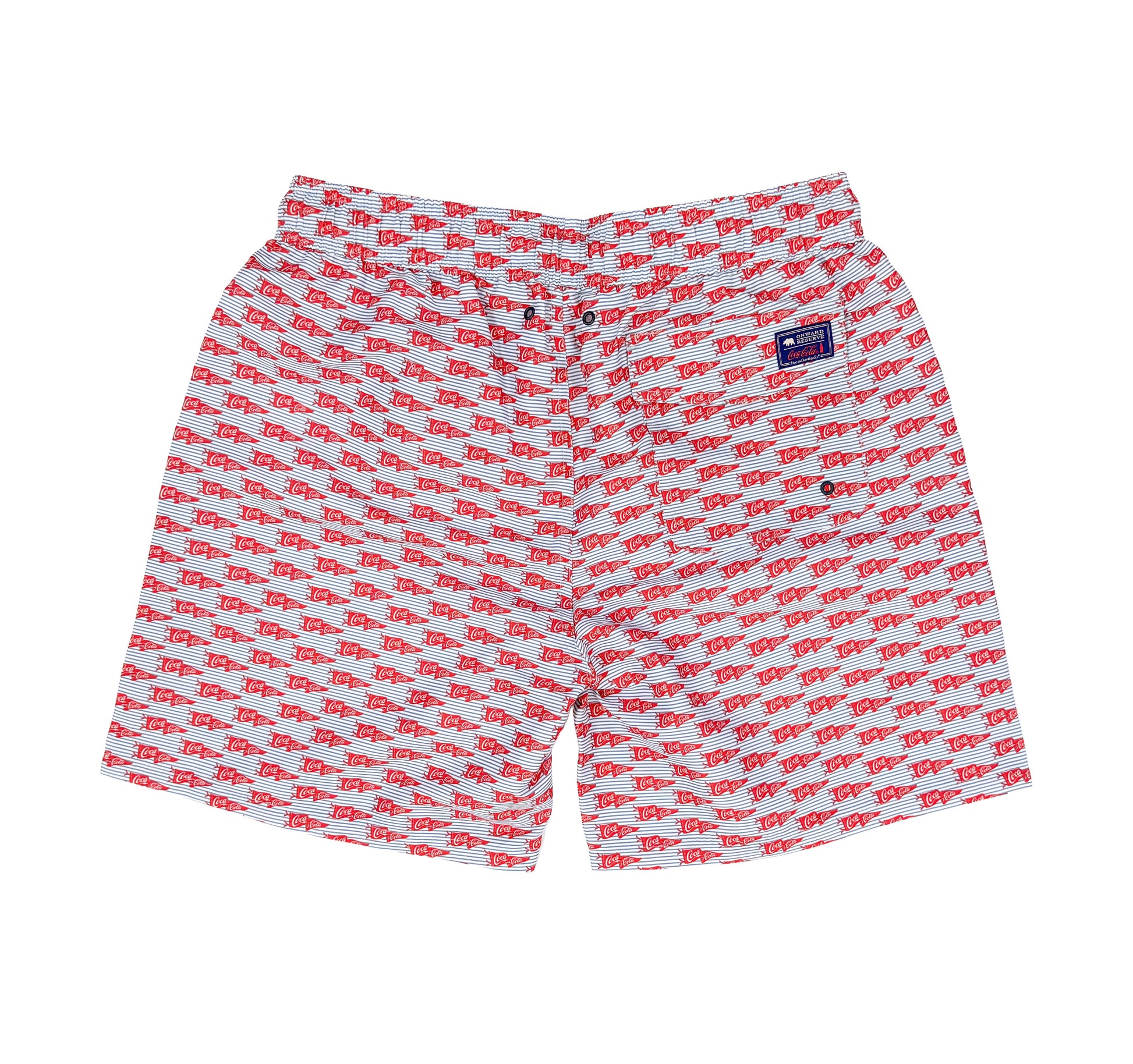 Onward Reserve Coca-Cola Pennant Swim Trunk - White