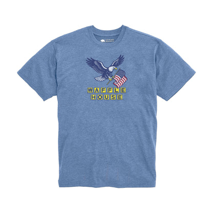 Onward Reserve Waffle House USA Vintage Wash Tee - Sport Blue