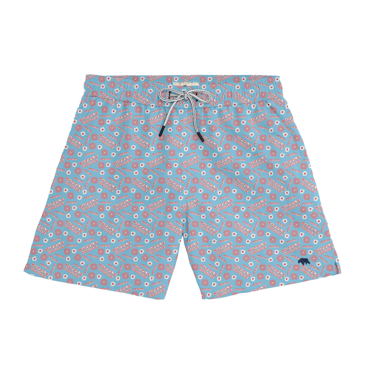 Onward Reserve Waffle House Americana Breakfast Swim Trunk - Sky
