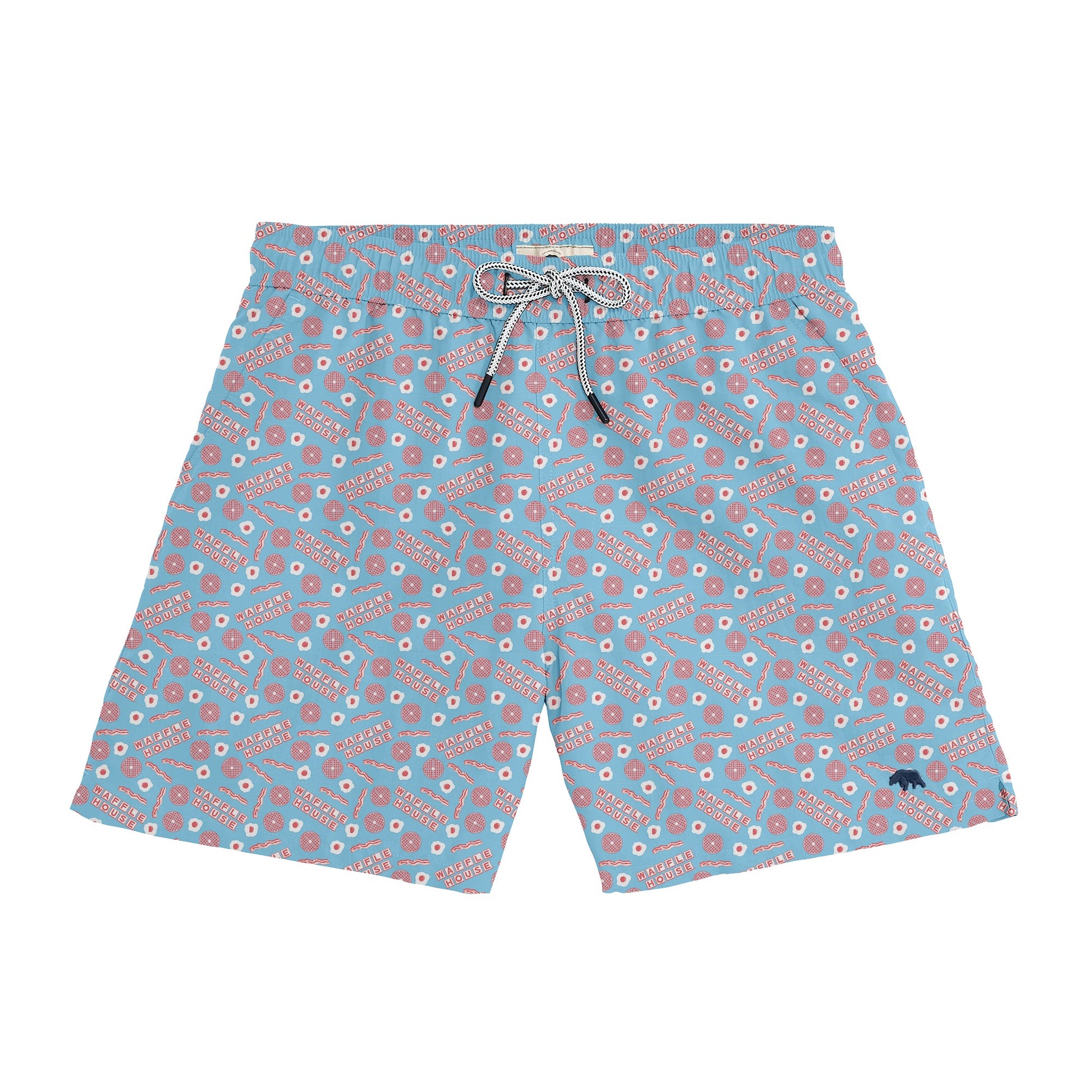Onward Reserve Waffle House Americana Breakfast Swim Trunk - Sky