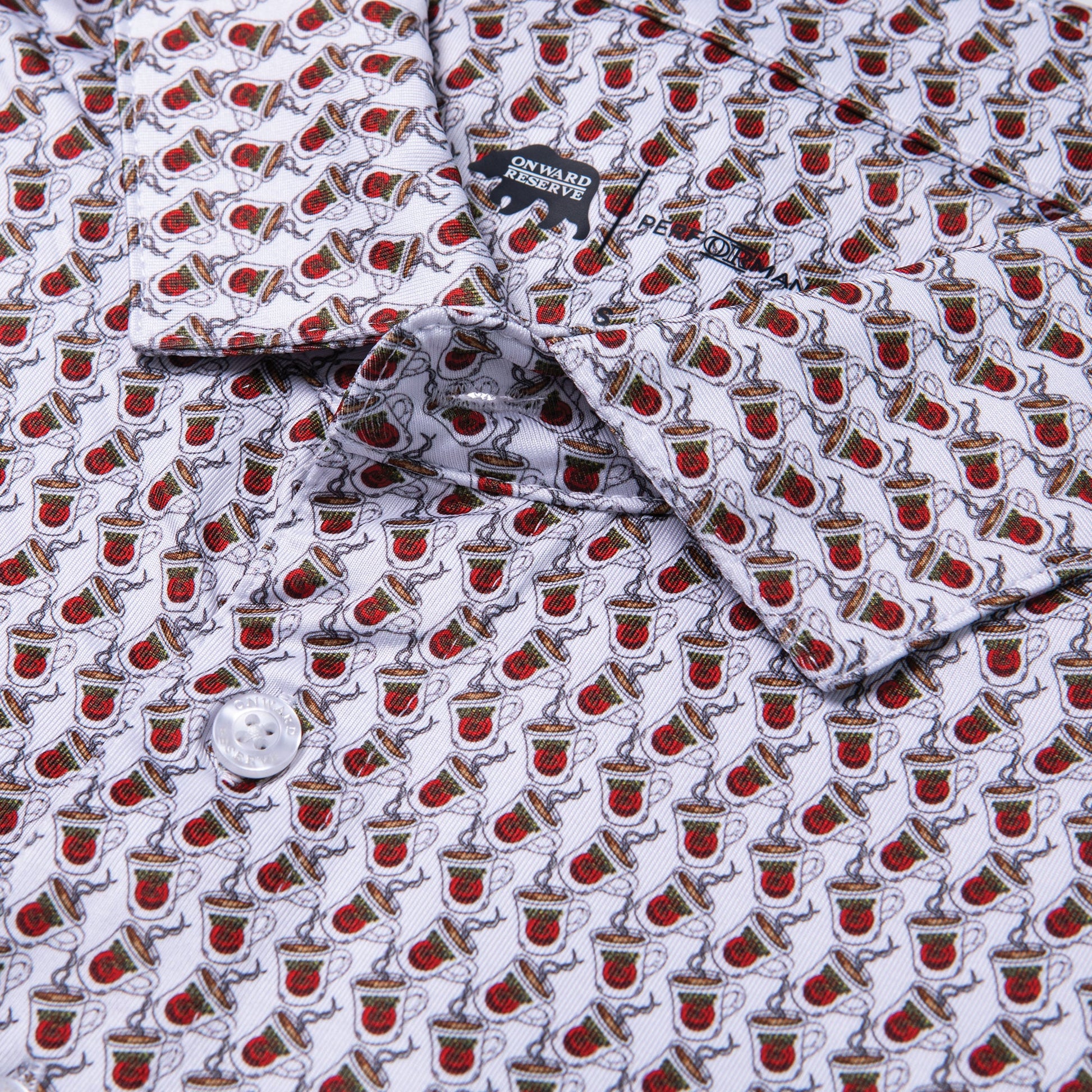 Onward Reserve Waffle House Classic Blend Printed Performance Polo