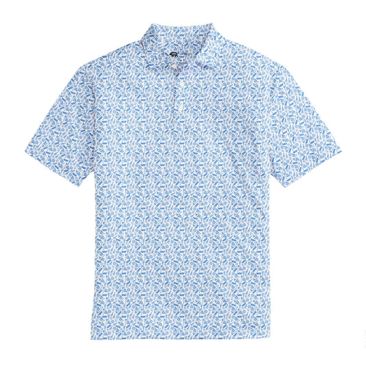 Onward Reserve Waffle House Golf Printed Performance Polo - Open Air