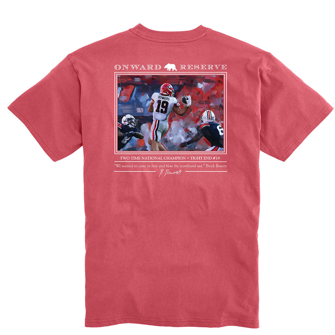 Onward Reserve Brock Bowers Tee - Washed Red