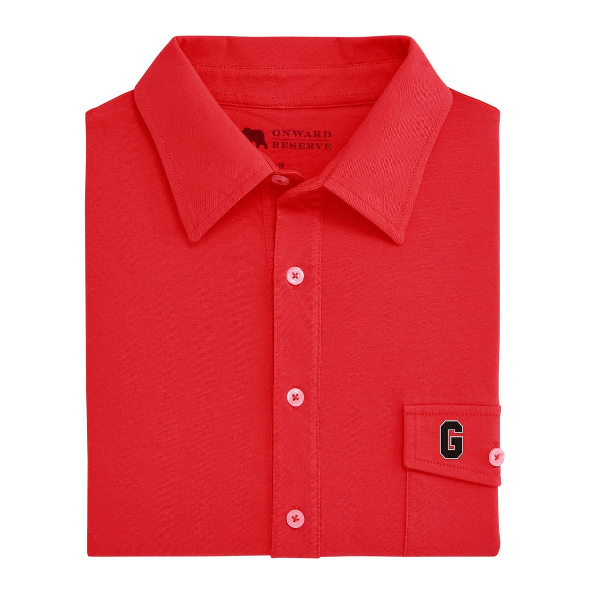 Onward Reserve UGA Vintage G Old School Polo - Red