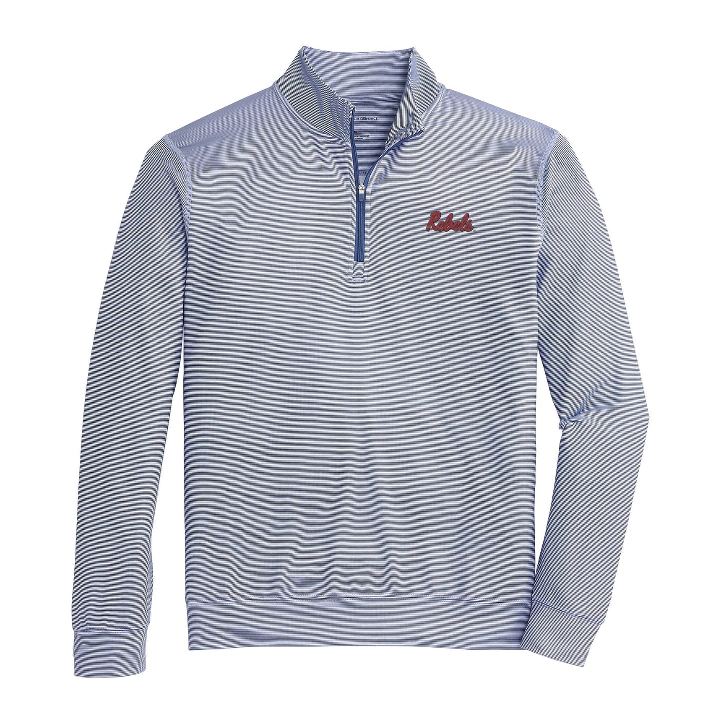 Onward Reserve Ole Miss Rebels Hairline Stripe Printed Performance 1/4 Zip