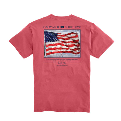 Onward Reserve Old Glory Tee - Washed Red
