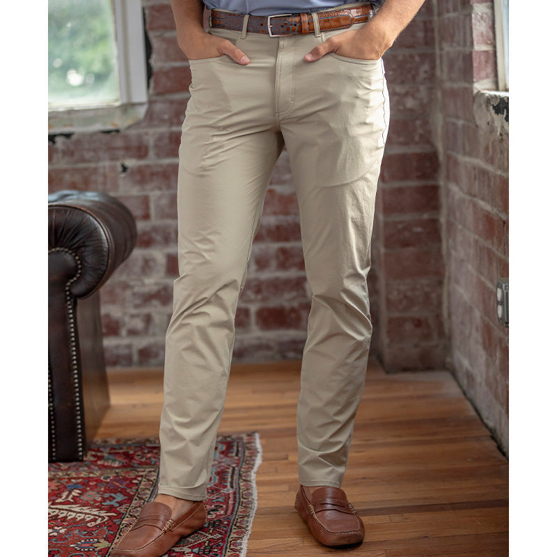 Onward Reserve Harris Performance Five Pocket Pants - Tan