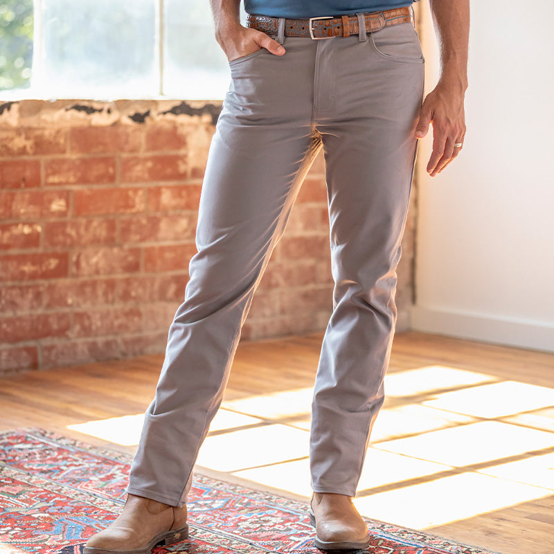 Onward Reserve Classic Five Pocket Pant - Steel Grey