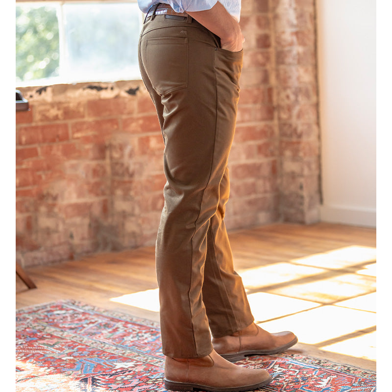Onward Reserve Classic Five Pocket Pant - Teak