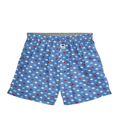 Onward Reserve Bear Logo Performance Boxer - Ensign Blue