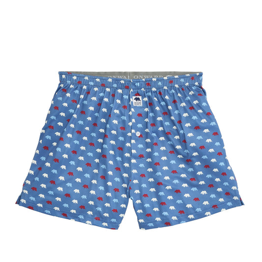 Onward Reserve Bear Logo Performance Boxer - Ensign Blue