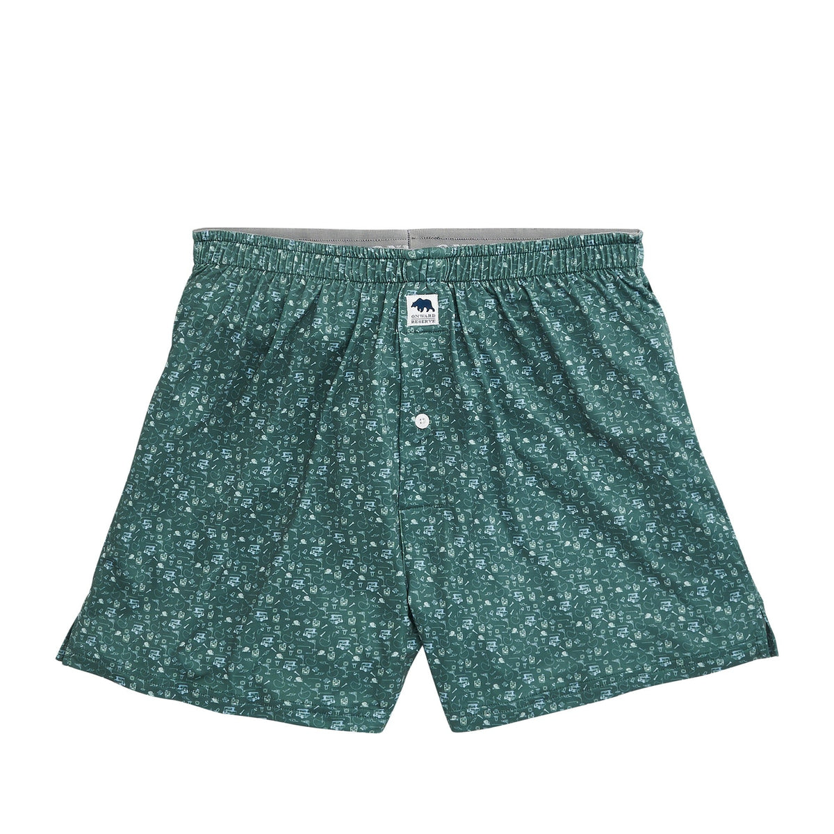 Onward Reserve 19th Hole Performance Boxers - Smoke Pine
