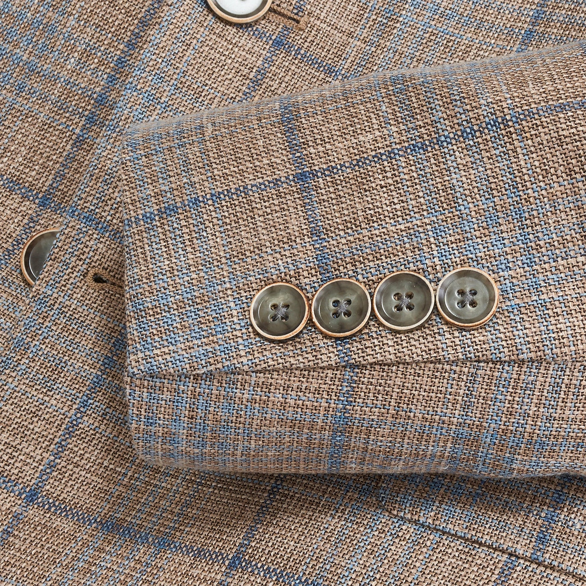 Onward Reserve Loro Piana Cork Plaid Sport Coat - Cork