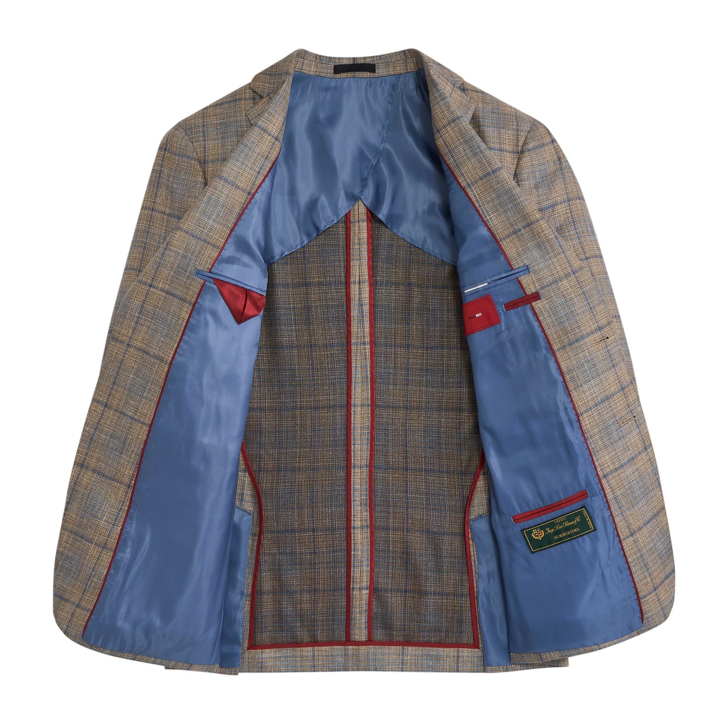 Onward Reserve Loro Piana Cork Plaid Sport Coat - Cork