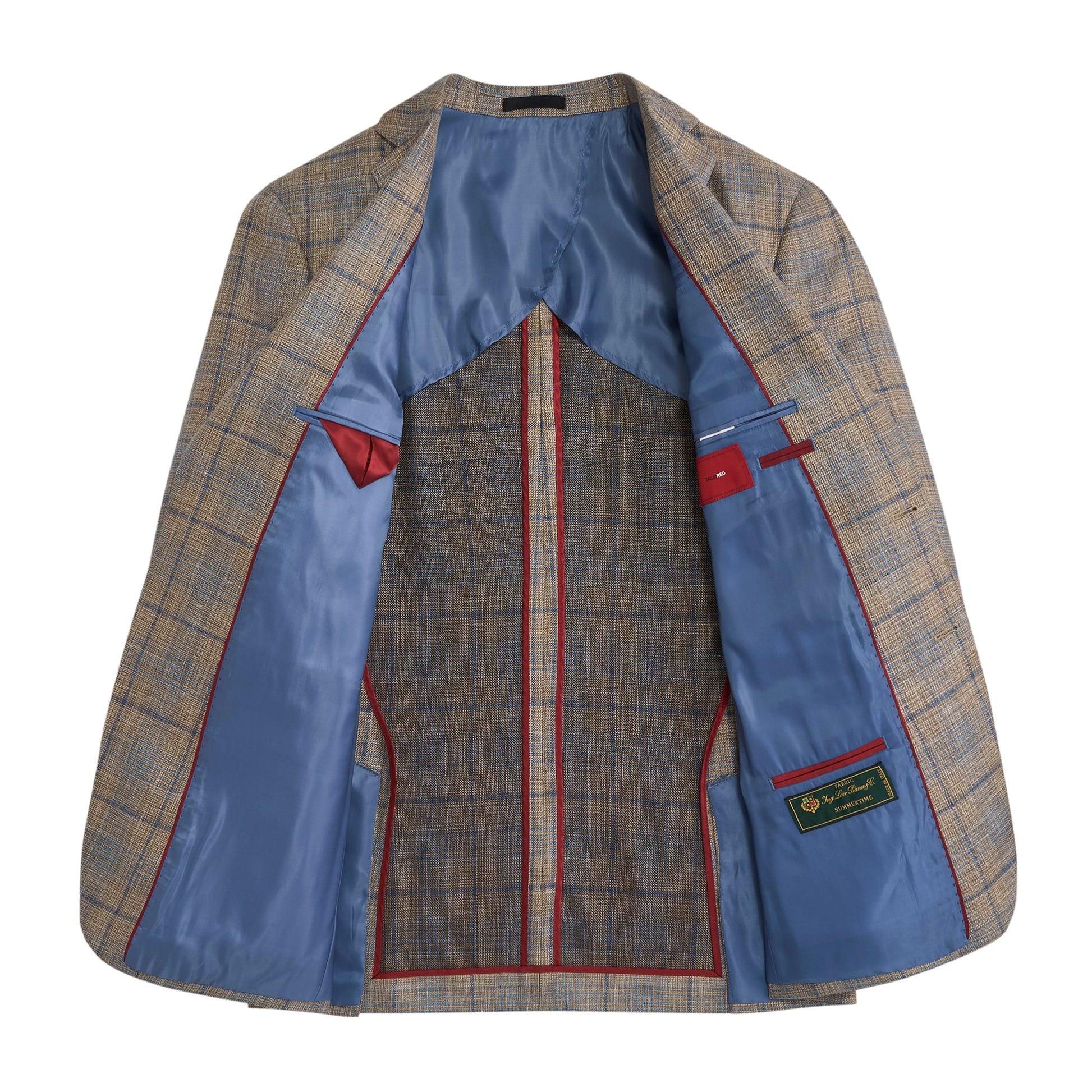 Onward Reserve Loro Piana Cork Plaid Sport Coat - Cork