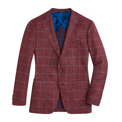 Onward Reserve Loro Piana Bike Windowpane Sport Coat