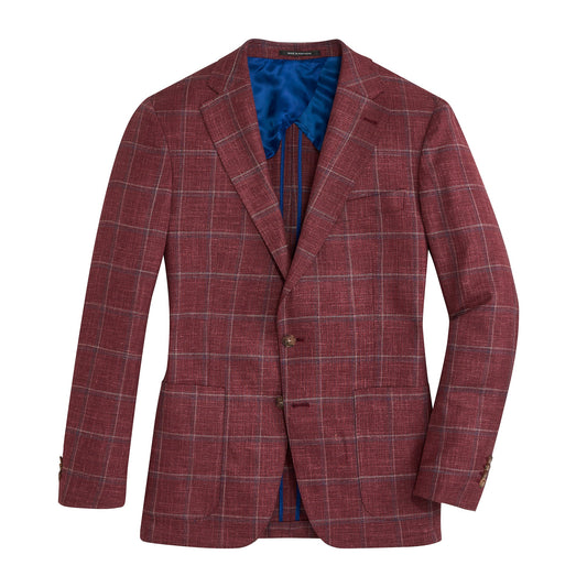 Onward Reserve Loro Piana Bike Windowpane Sport Coat
