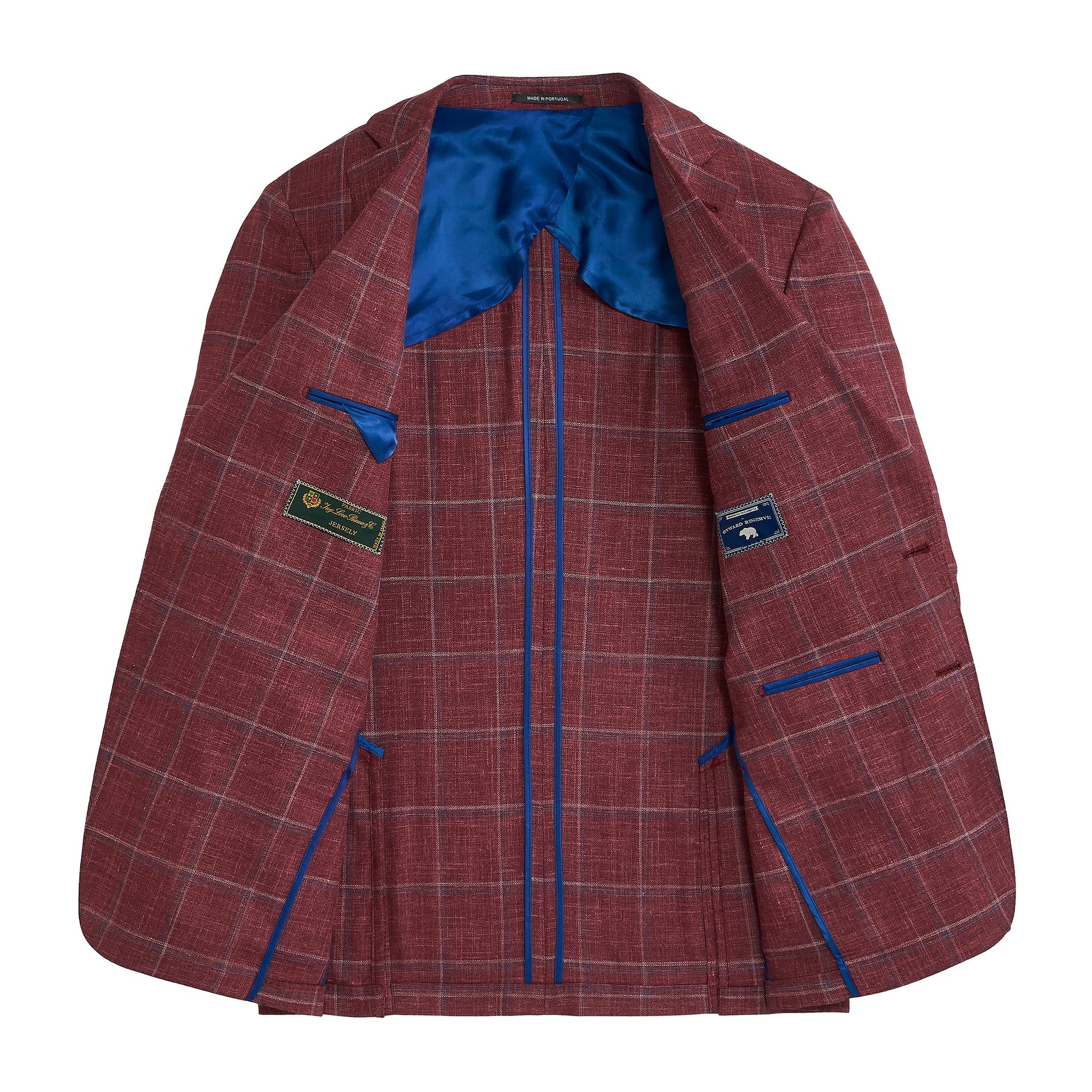 Onward Reserve Loro Piana Bike Windowpane Sport Coat