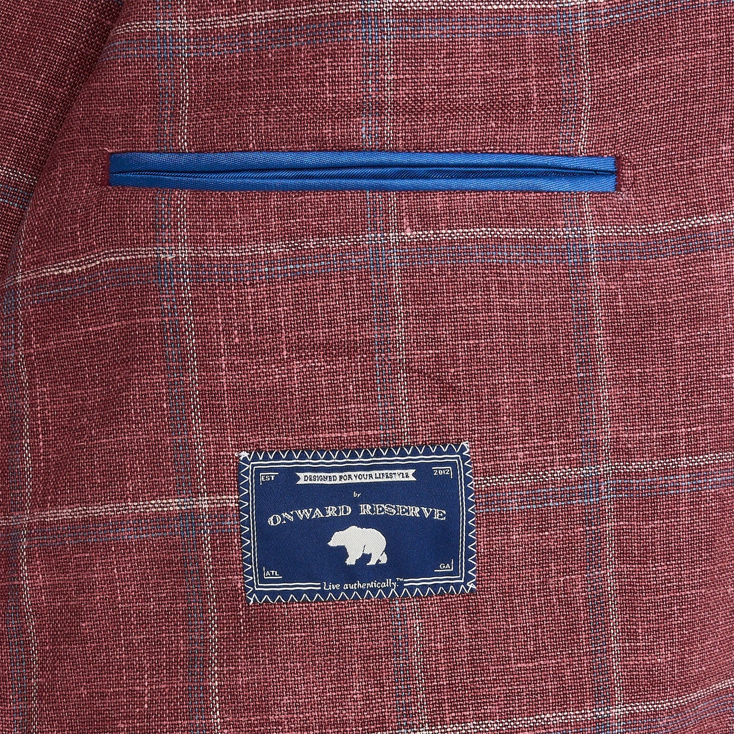 Onward Reserve Loro Piana Bike Windowpane Sport Coat