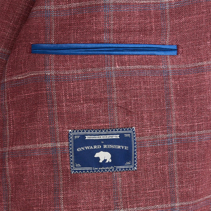 Onward Reserve Loro Piana Bike Windowpane Sport Coat