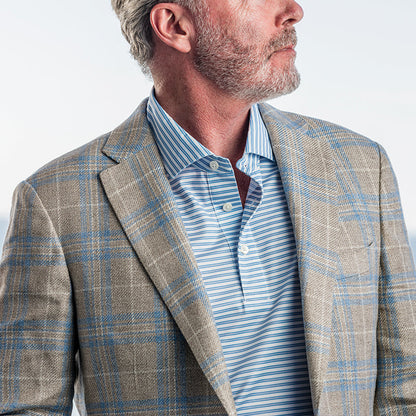 Onward Reserve Fratelli Pelican Plaid Sport Coat - Pelican