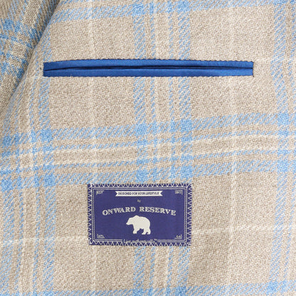 Onward Reserve Fratelli Pelican Plaid Sport Coat - Pelican