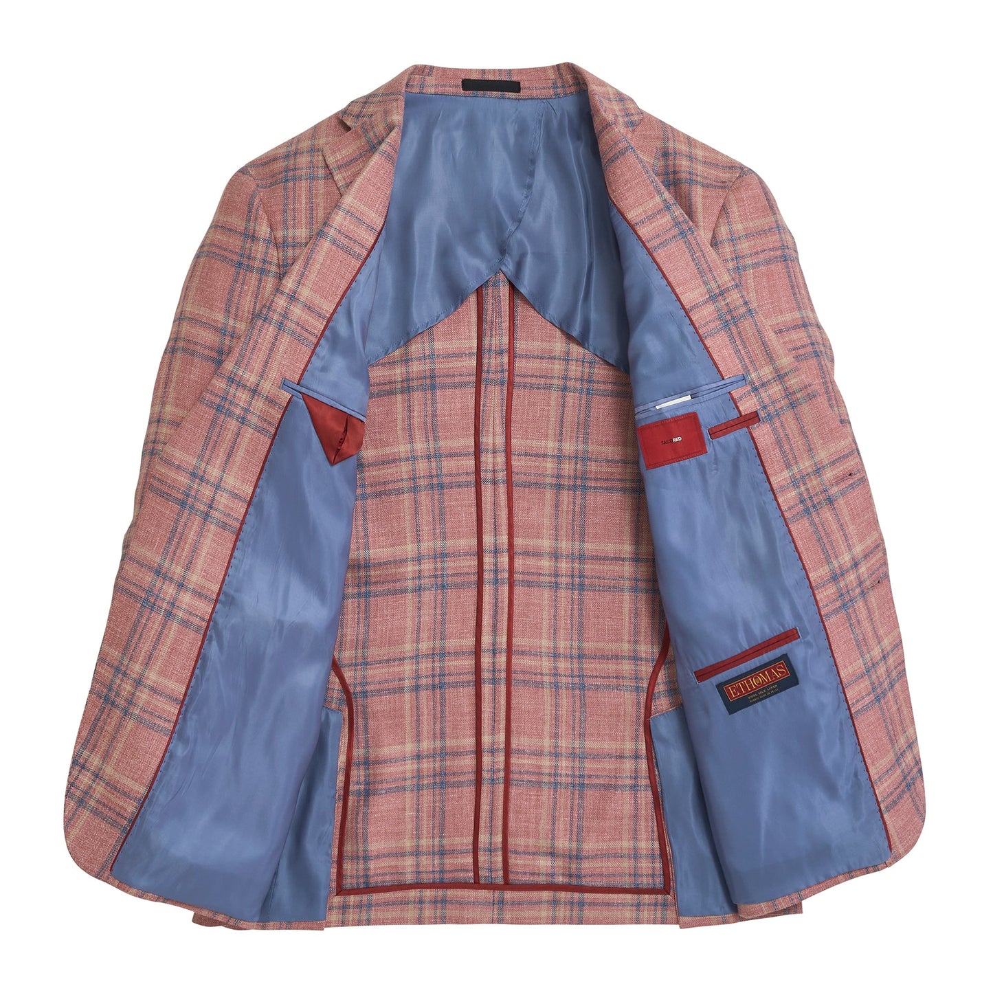 Onward Reserve E. Thomas Coral Plaid Sport Coat