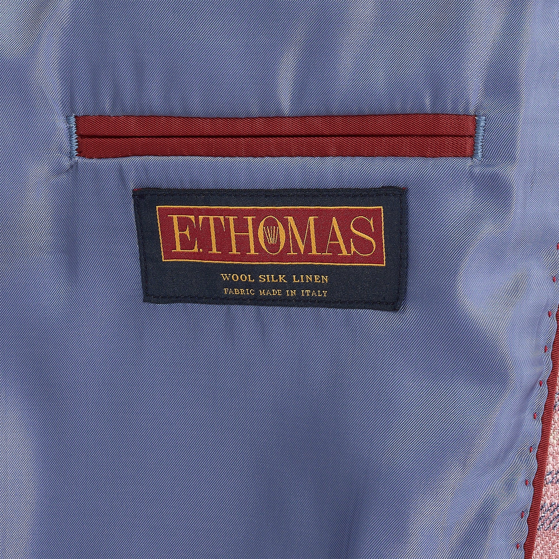 Onward Reserve E. Thomas Coral Plaid Sport Coat