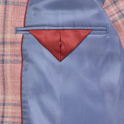 Onward Reserve E. Thomas Coral Plaid Sport Coat