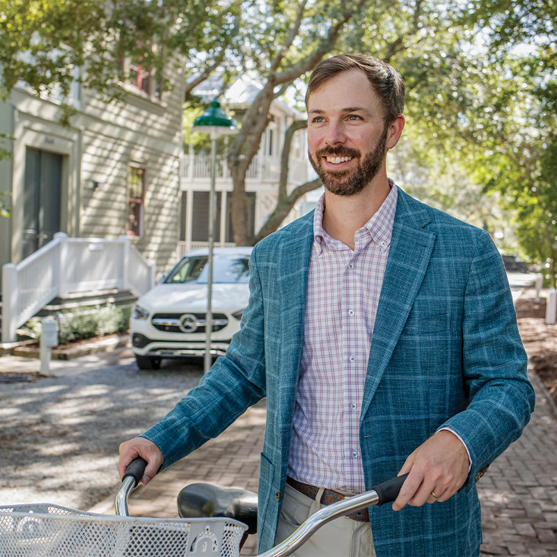 Onward Reserve Drago Aquatic Windowpane Sport Coat