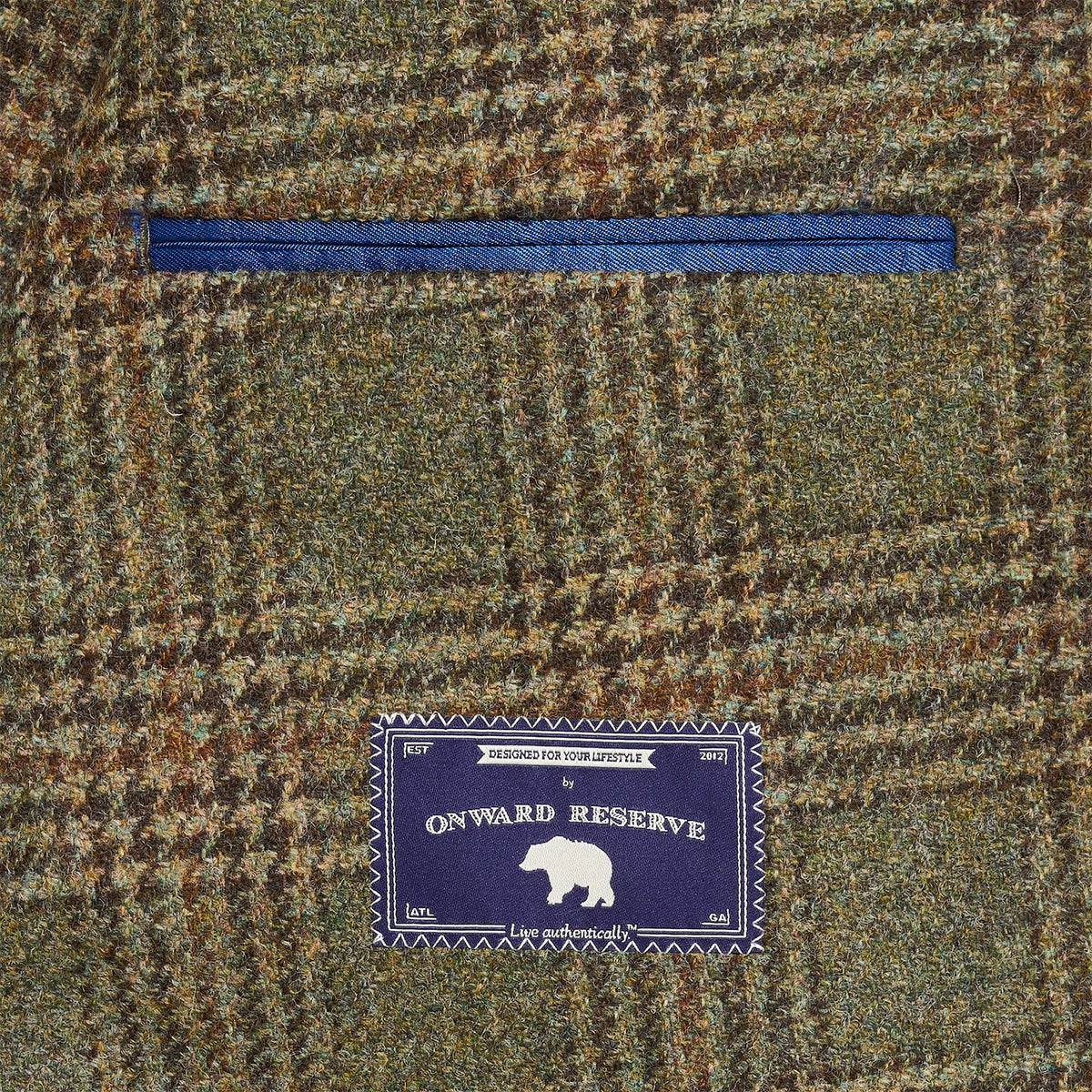 Onward Reserve Di Pray Tweed Thyme Plaid Sport Coat