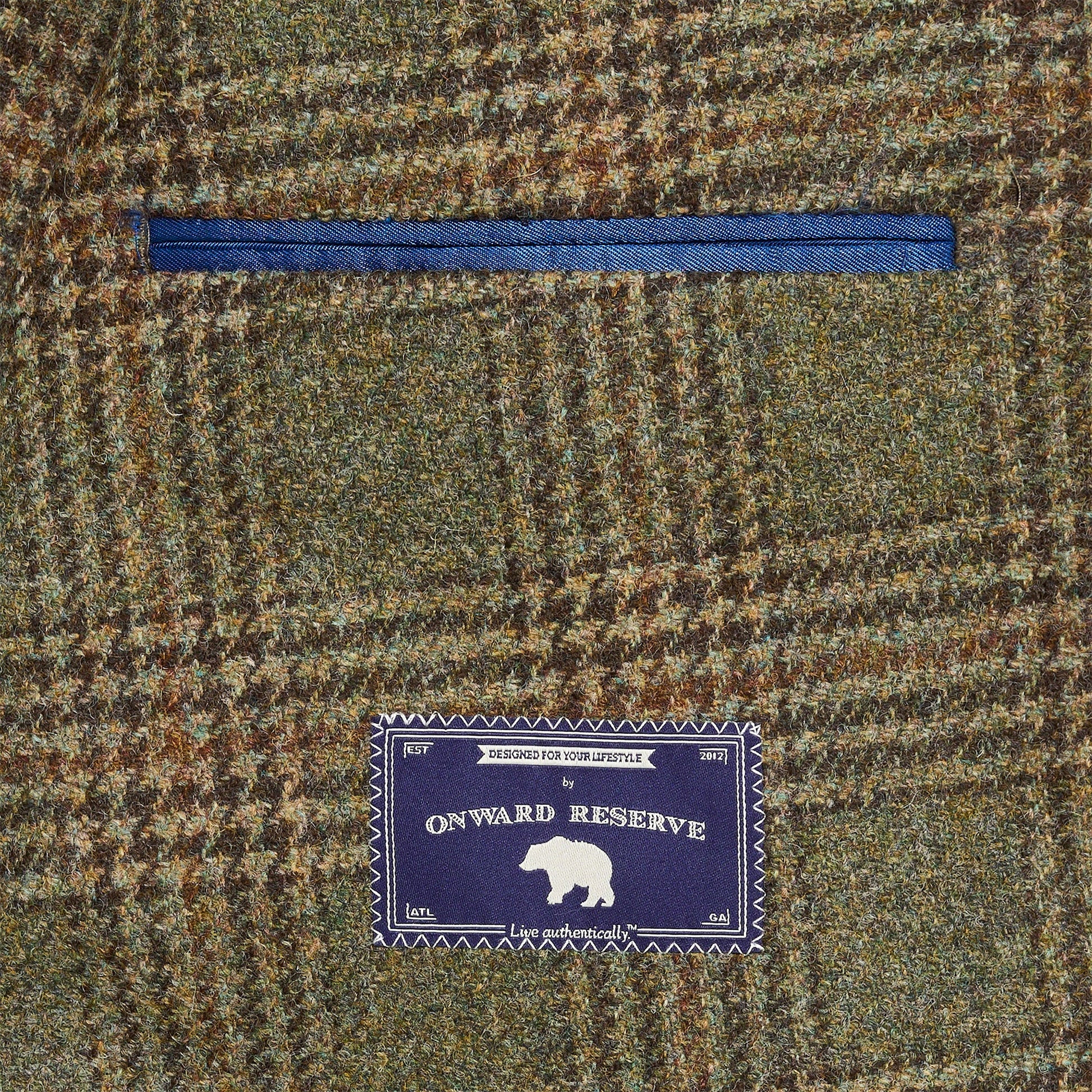 Onward Reserve Di Pray Tweed Thyme Plaid Sport Coat