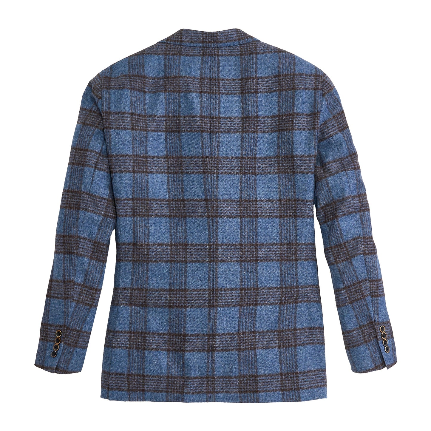 Onward Reserve Baby Alpaca Blue Fog Plaid Sport Coat