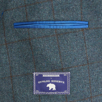 Onward Reserve Di Pray Blue Wing Windowpane Sport Coat
