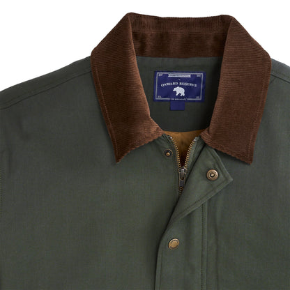 Onward Reserve Red Hills Stretch Canvas Coat - Olive