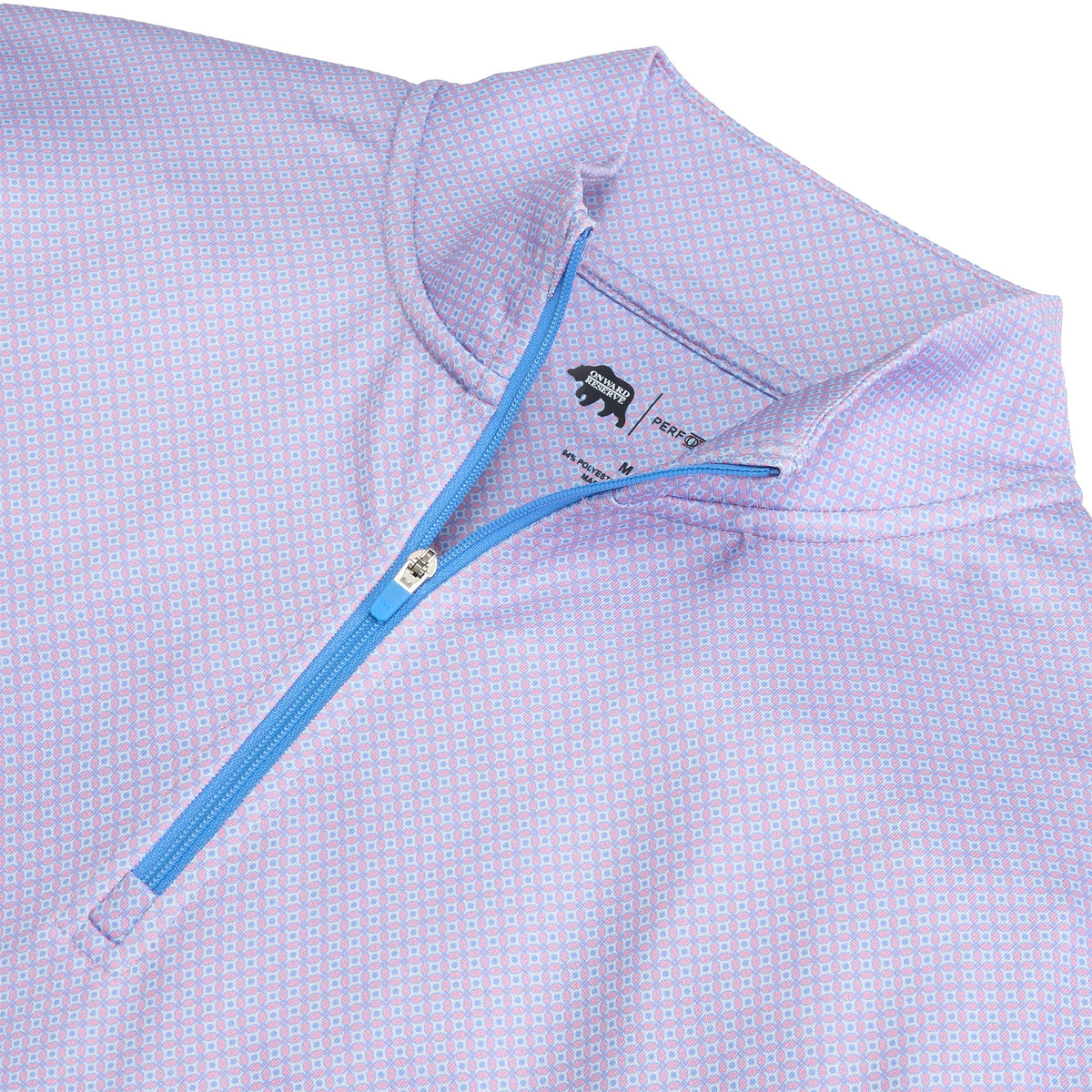 Onward Reserve Range Printed Performance 1/4 Zip - Orchid