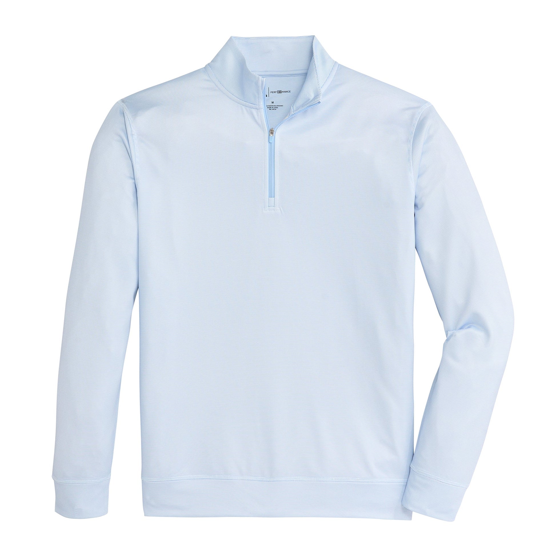 Onward Reserve Hairline Stripe Printed Performance 1/4 Zip - Sky