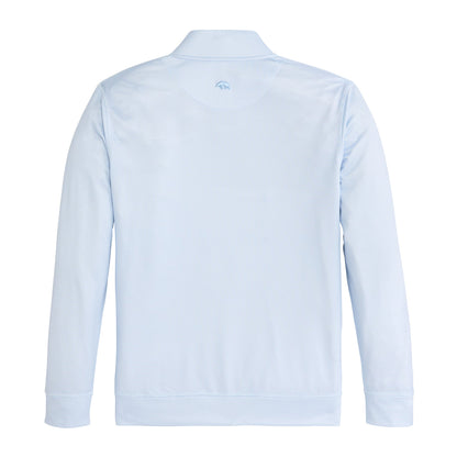 Onward Reserve Hairline Stripe Printed Performance 1/4 Zip - Sky