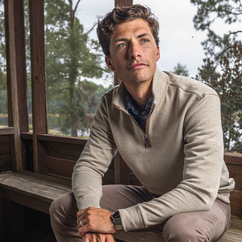 Onward Reserve Frost Fleece Pullover - Frosted Almond