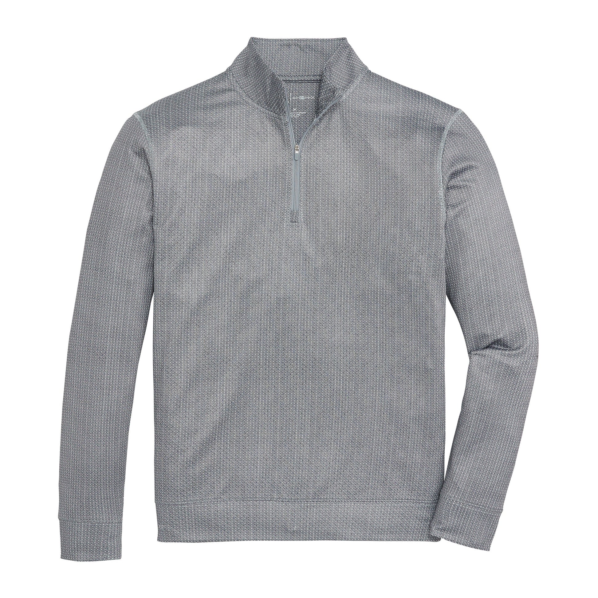 Onward Reserve UGA Vintage G Printed Performance 1/4 Zip - Mirage Grey