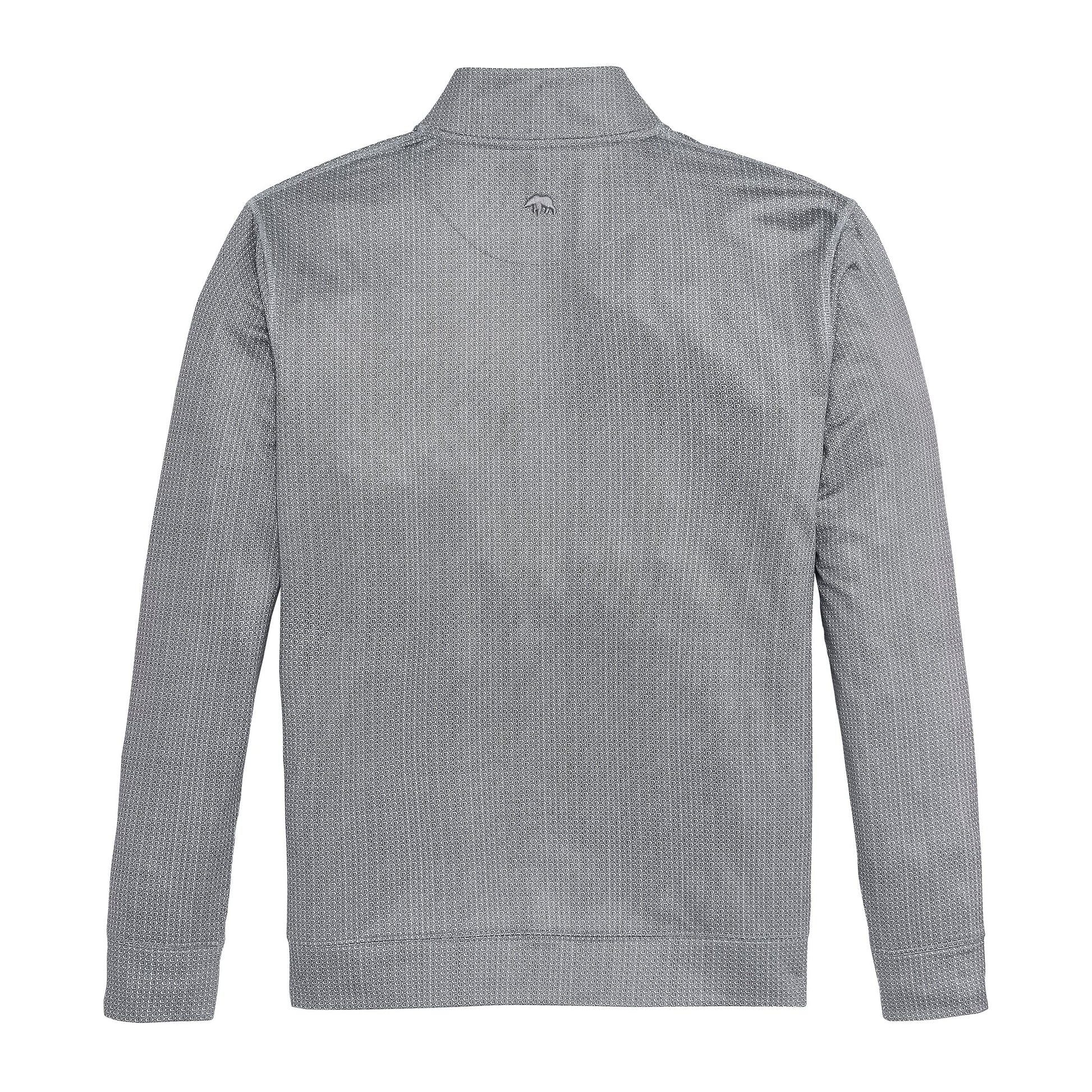 Onward Reserve UGA Vintage G Printed Performance 1/4 Zip - Mirage Grey
