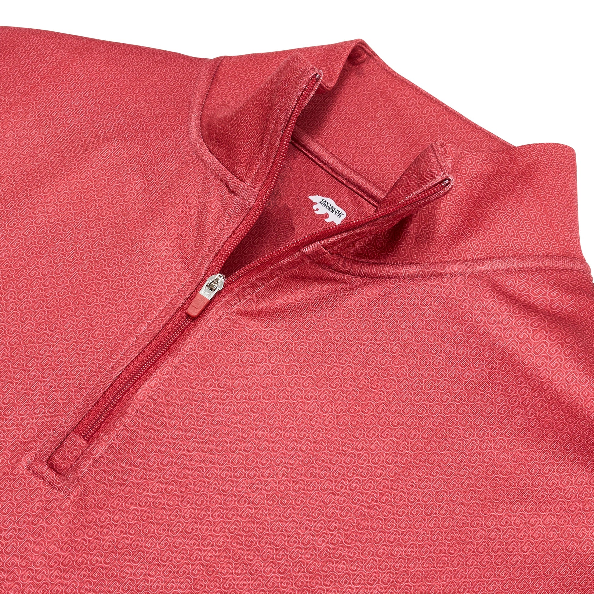 Onward Reserve UGA Vintage G Printed Performance 1/4 Zip - Red