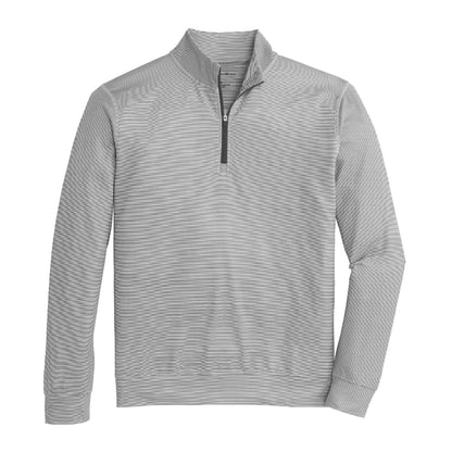 Onward Reserve Hairline Stripe Printed Performance 1/4 Zip - Black