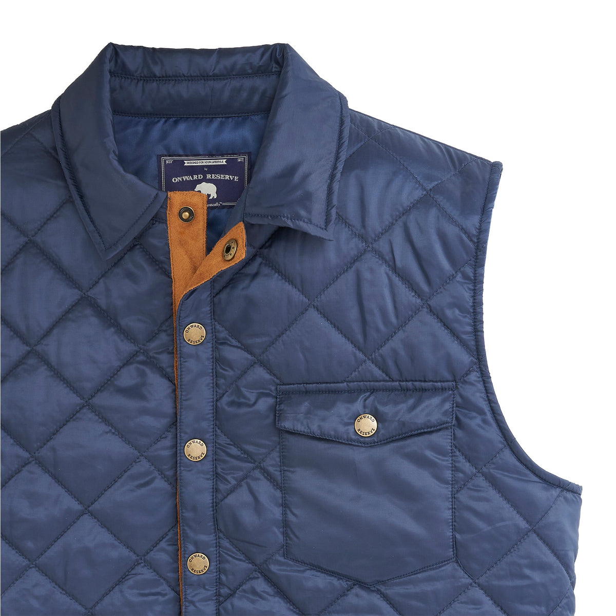 Onward Reserve Braswell Vest - Blue Indigo